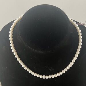 Genuine Natural Pearl Necklace with Togggle - 16”
